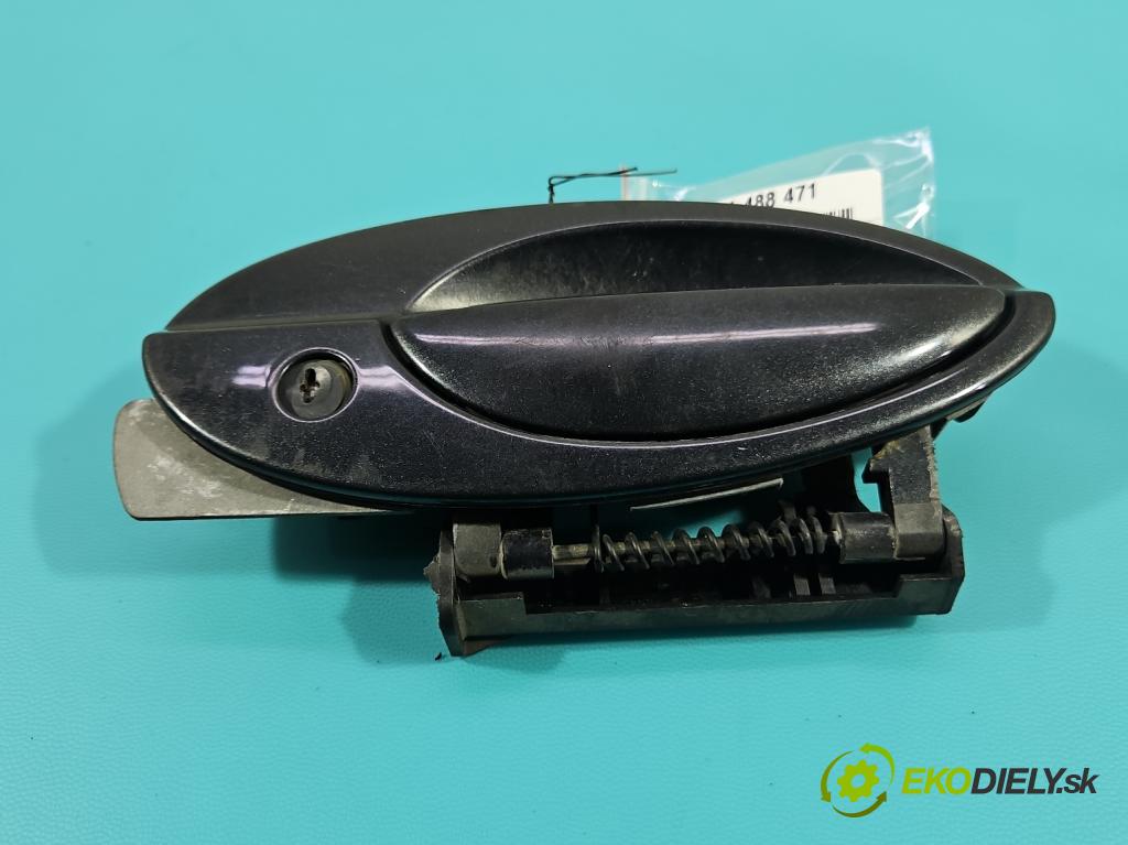 Citroen C5 I 2001-2008 1.6 hdi 109 HP manual 80 kW 1560 cm3 5- rukoväť predné ľavé mimo:  (Kľučka dverí vonkajšia predná ľavá)