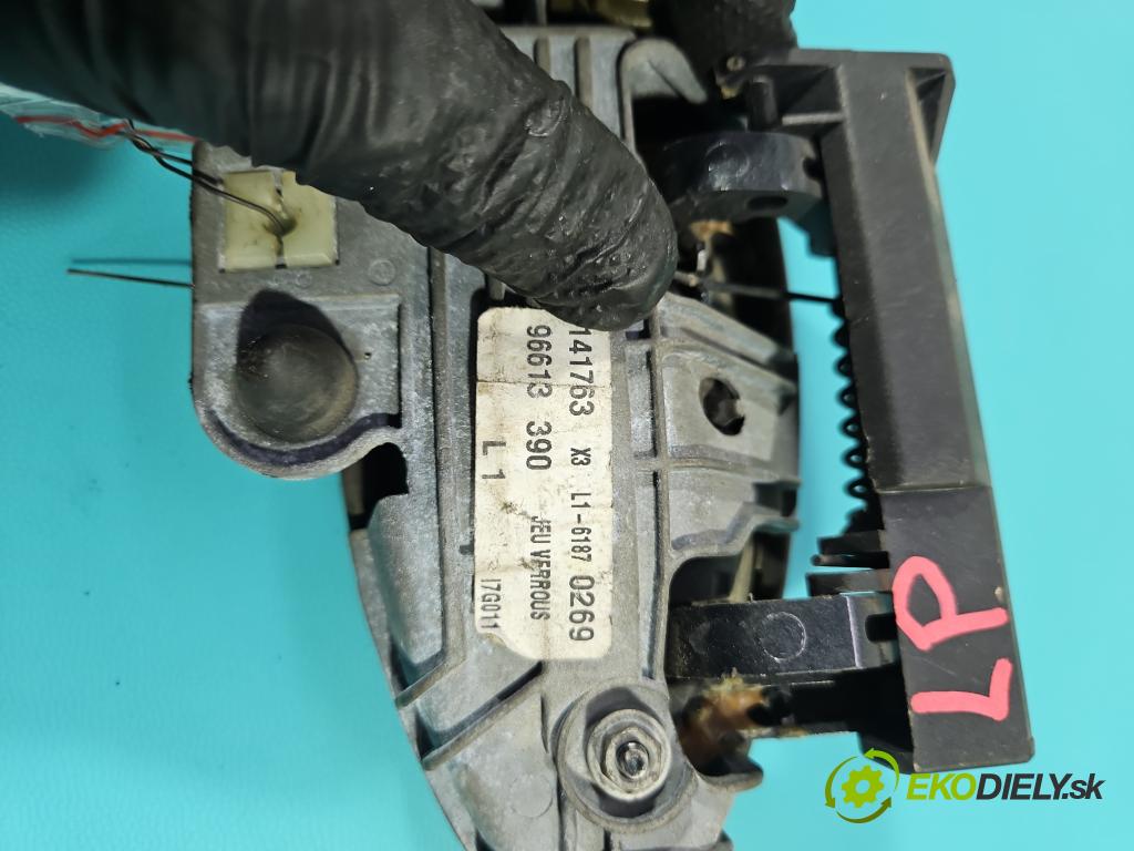 Citroen C5 I 2001-2008 1.6 hdi 109 HP manual 80 kW 1560 cm3 5- rukoväť predné ľavé mimo:  (Kľučka dverí vonkajšia predná ľavá)