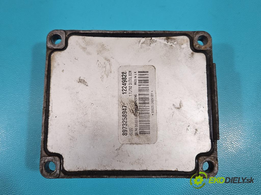 Opel Meriva A 2002-2010 1.7 02-06 75 HP manual 55 kW 1686 cm3 5- riadiaca jednotka motora 12249828