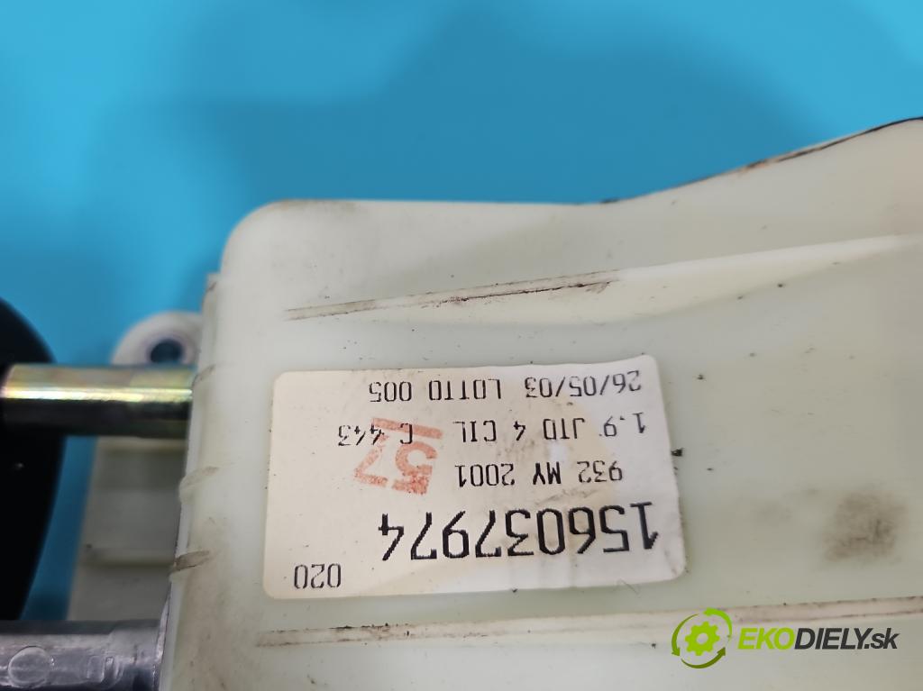 Alfa romeo 156 1.9 jtd 114 HP manual 84 kW 1910 cm3 4- Páka: Změny: stupeň,rýchlosť 156037974 (Rýchlostná páka (kulisa))