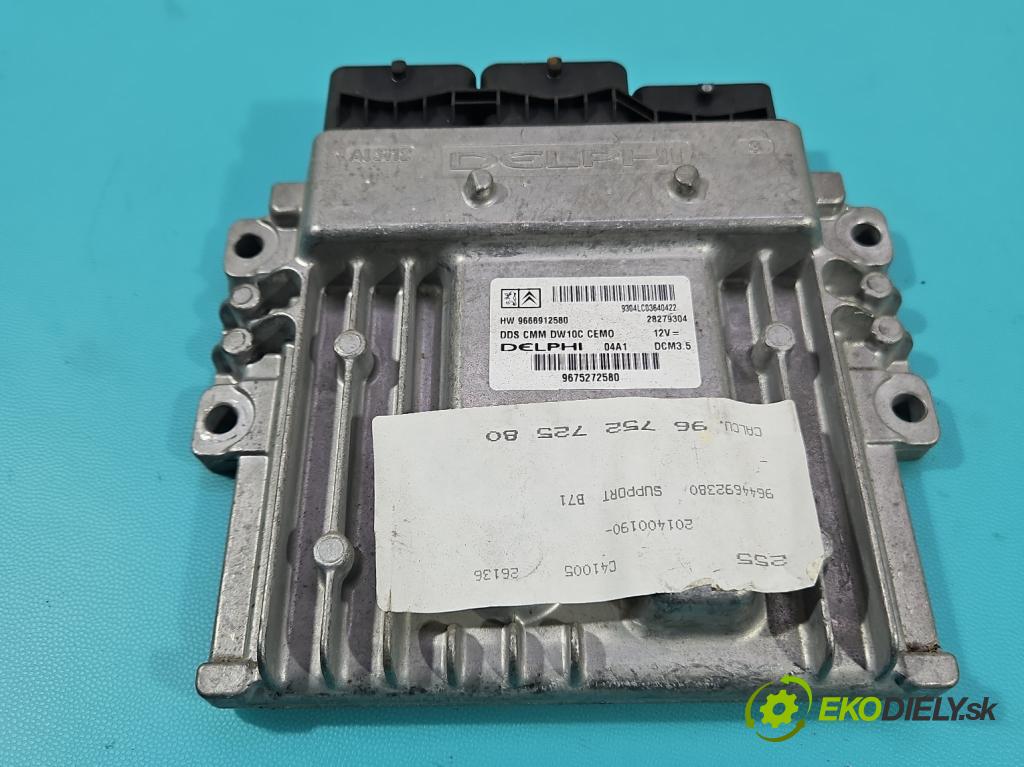 Citroen C4 II 2010-2017 2.0 hdi 150 HP manual 110 kW 1997 cm3 5- riadiaca jednotka motora 9666912580