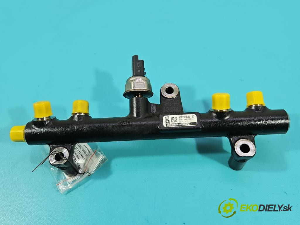 Citroen C4 II 2010-2017 2.0 hdi 150 HP manual 110 kW 1997 cm3 5- lišta vstrekovacia 9681909680 (Vstrekovacia lišta)