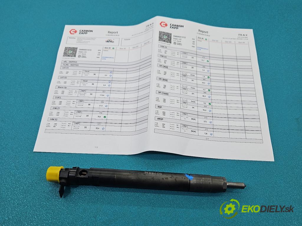 Citroen C4 II 2010-2017 2.0 hdi 150 HP manual 110 kW 1997 cm3 5- vstrek EMBR00101D (Vstrekovač paliva)