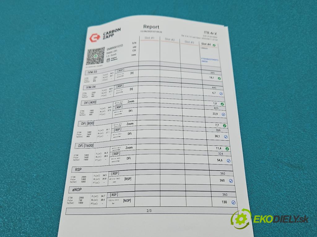 Citroen C4 II 2010-2017 2.0 hdi 150 HP manual 110 kW 1997 cm3 5- vstrek EMBR00101D (Vstrekovač paliva)