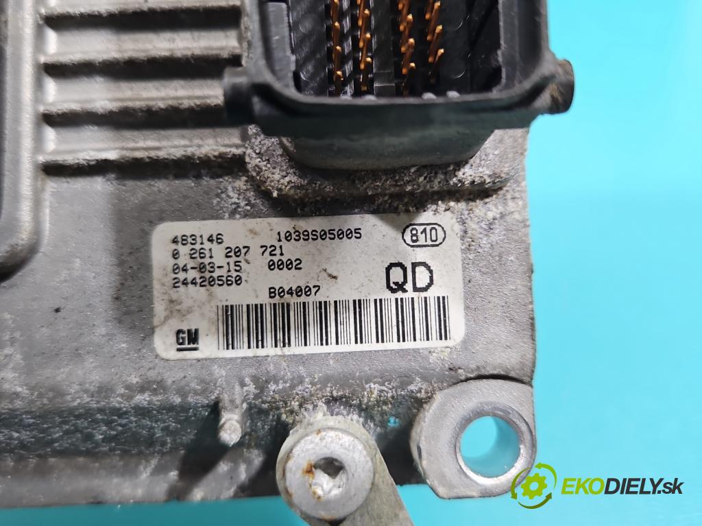 Opel Corsa C 2000-2006 1.4 16V 90 HP automatic 66 kW 1389 cm3 5- riadiaca jednotka motora 0261207721