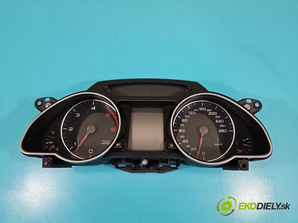 Audi A5 8T 2007-2016 3.0 tdi V6 239KM manual 176 kW 2967 cm3 2- prístrojovka/ budíky 8T0920931A (Prístrojová doska)