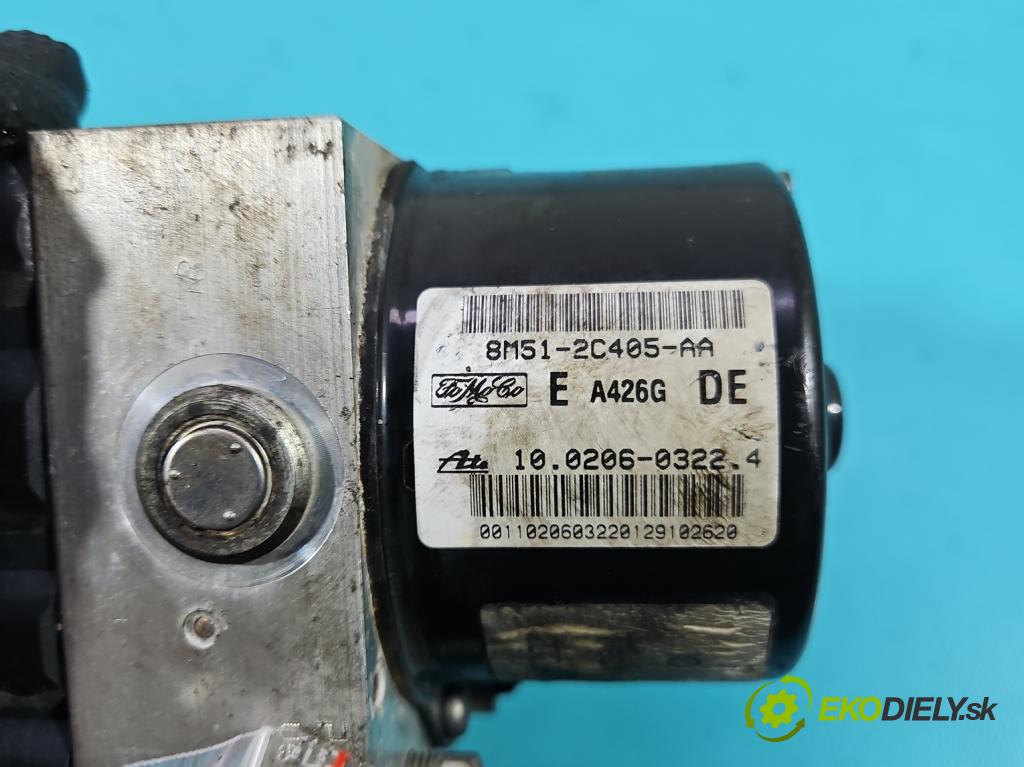 Ford Focus Mk2 2004-2011 1.6 16v 101 hp manual 74 kW 1596 cm3 3- čerpadlo abs 8M51-2C405-AA (Pumpa ABS)