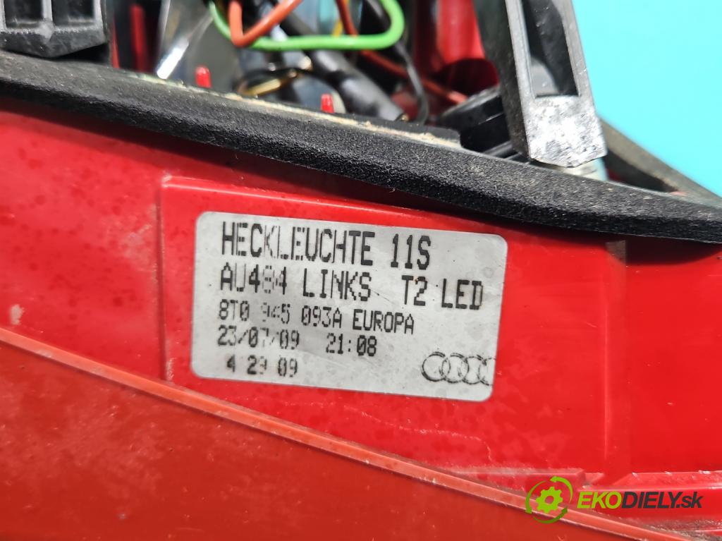 Audi A5 8T 2007-2016 3.0 tdi V6 239KM manual 176 kW 2967 cm3 2- svetlo / reflektor zadné ľavé 8T0945093A (Kľučka dverí ostatné)