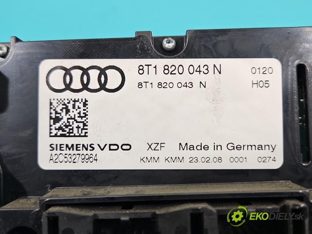 Audi A5 8T 2007-2016 3.0 tdi V6 239KM manual 176 kW 2967 cm3 2- panel kúrenia 8T1820043N