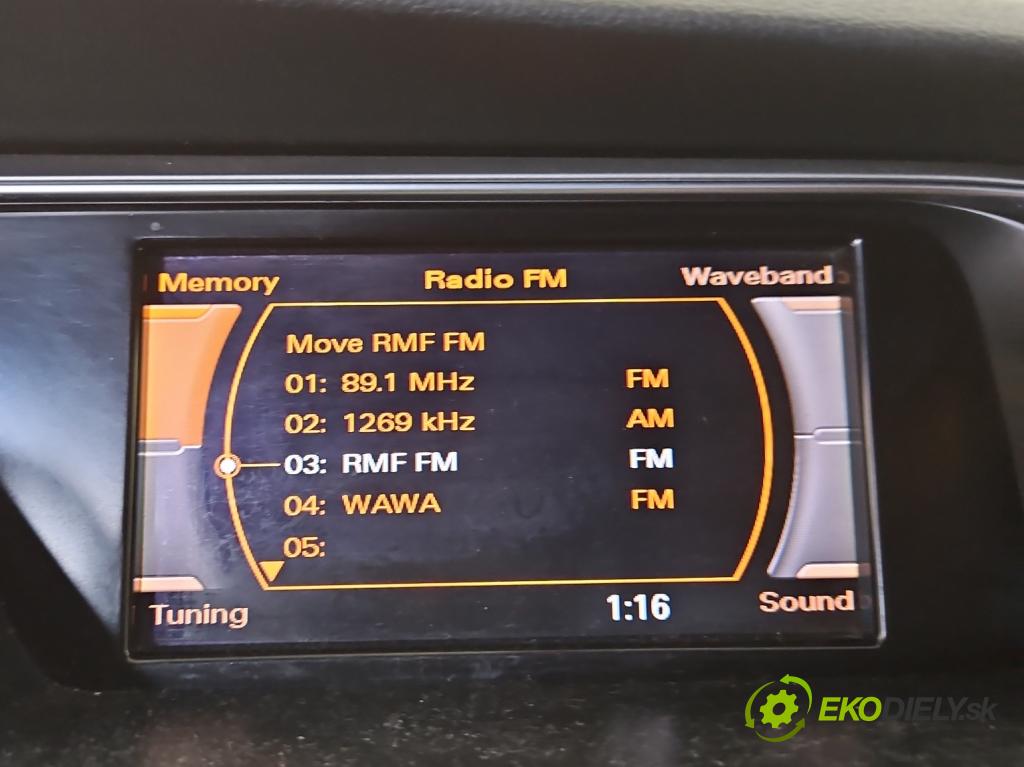 Audi A5 8T 2007-2016 3.0 tdi V6 239KM manual 176 kW 2967 cm3 2- Zobrazit: 8T0919603E (Prístrojová doska)