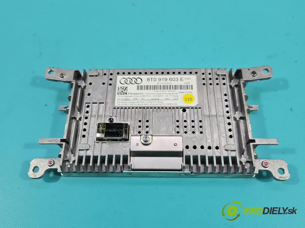 Audi A5 8T 2007-2016 3.0 tdi V6 239KM manual 176 kW 2967 cm3 2- Zobrazit: 8T0919603E (Prístrojová doska)