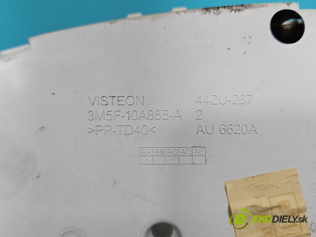 Ford Focus Mk2 2004-2011 1.6 TDCI 90 HP manual 66 kW 1560 cm3 5- prístrojovka/ budíky 3M5F-10A855-A (Prístrojová doska)