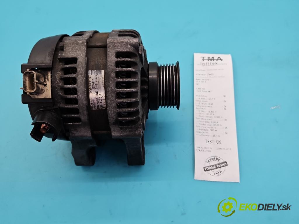 Ford Focus Mk2 2004-2011 1.6 tdci 90 HP manual 66 kW 1560 cm3 5- Alternator 3M5T-10300-PD (Alternátor)