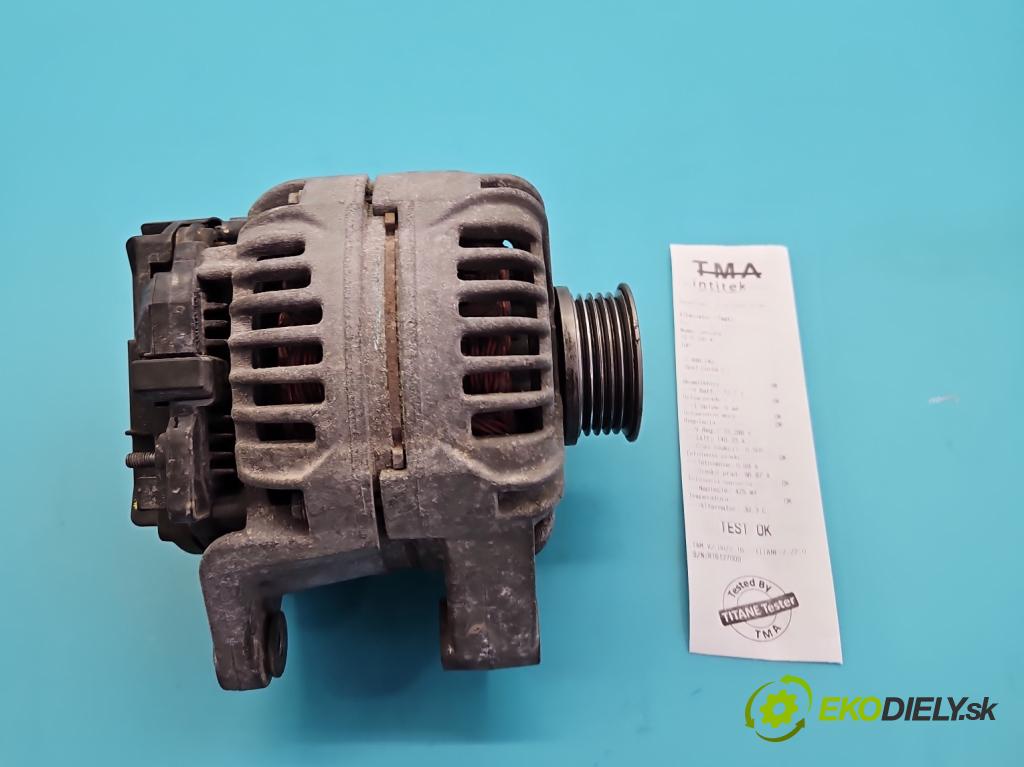 Opel Corsa C 2000-2006 1.4 16V 90 HP automatic 66 kW 1389 cm3 5- Alternator 0124425010 (Alternátor)