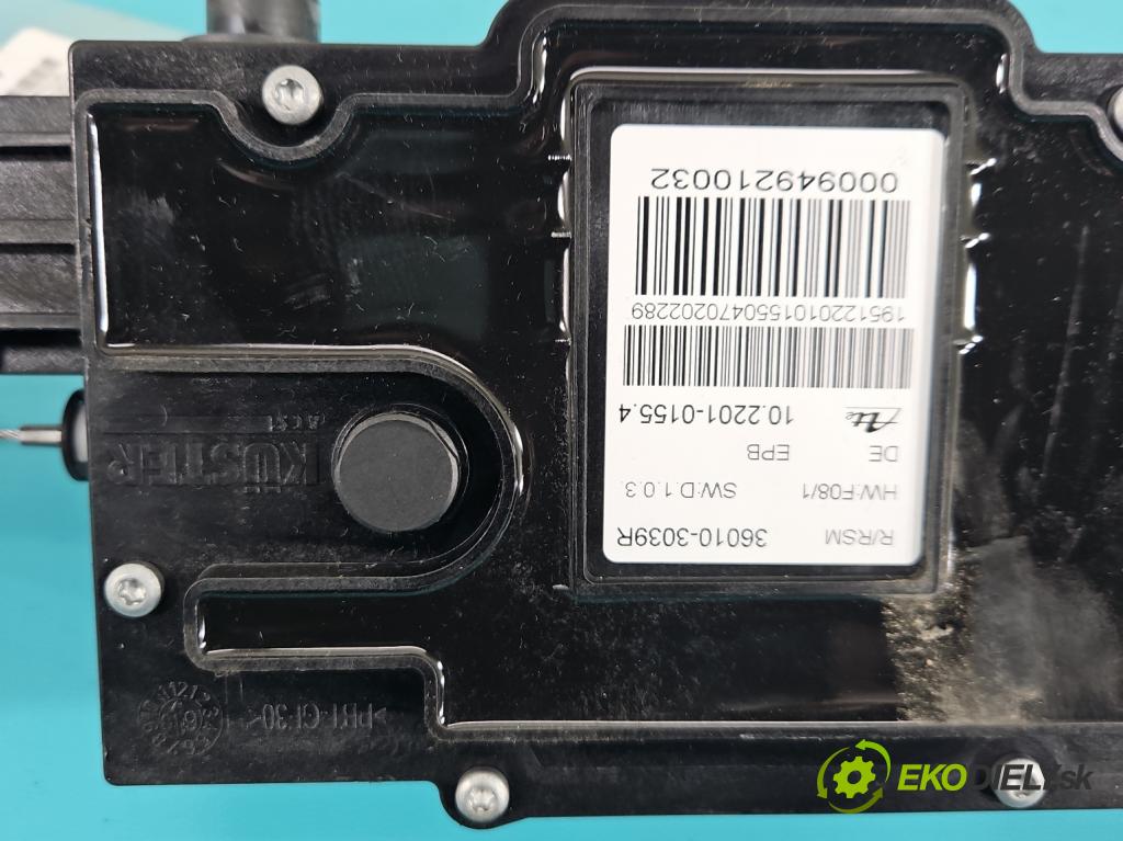 Renault Koleos I 2008-2016 2.5 16V 167 HP manual 123 kW 2488 cm3 5- Brzda manuál: elektrický: 36010-3039R (Ručná brzda)