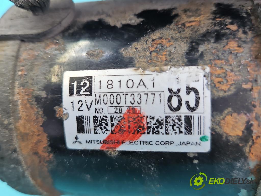 Mitsubishi ASX 2010-2021 1.6 16v 117 HP manual 86 kW 1590 cm3 5- štartér M000T33771 (Štartér)