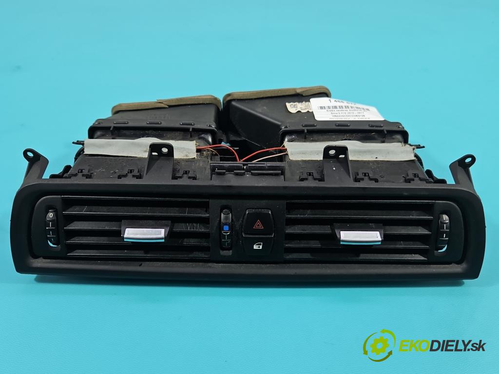 Bmw 5 F10 2010-2017 2.0 T 245KM automatic 180 kW 1997 cm3 4- Mřížka: kúrenia stredová 16828110 (Mriežka kúrenia (fukár))