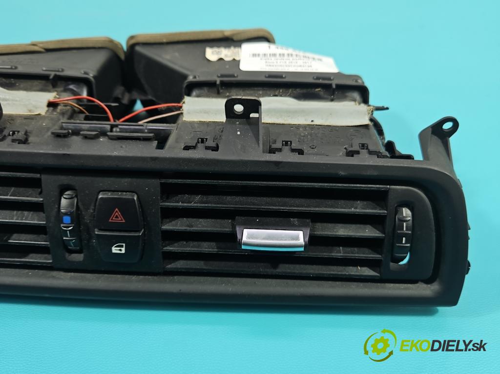 Bmw 5 F10 2010-2017 2.0 T 245KM automatic 180 kW 1997 cm3 4- Mřížka: kúrenia stredová 16828110 (Mriežka kúrenia (fukár))