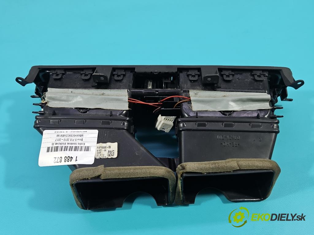 Bmw 5 F10 2010-2017 2.0 T 245KM automatic 180 kW 1997 cm3 4- Mřížka: kúrenia stredová 16828110 (Mriežka kúrenia (fukár))