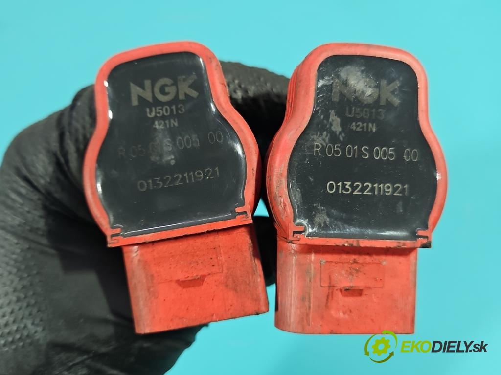 Audi A4 B6 2000-2004 2.0 20v 131 HP manual 96 kW 1984 cm3 4- cievka zapaľovacia 0040102051 (Zapaľovacia cievka)
