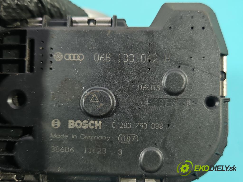 Audi A4 B6 2000-2004 2.0 20v 131 HP manual 96 kW 1984 cm3 4- klapka 0280750088 (Škrtiaca klapka)