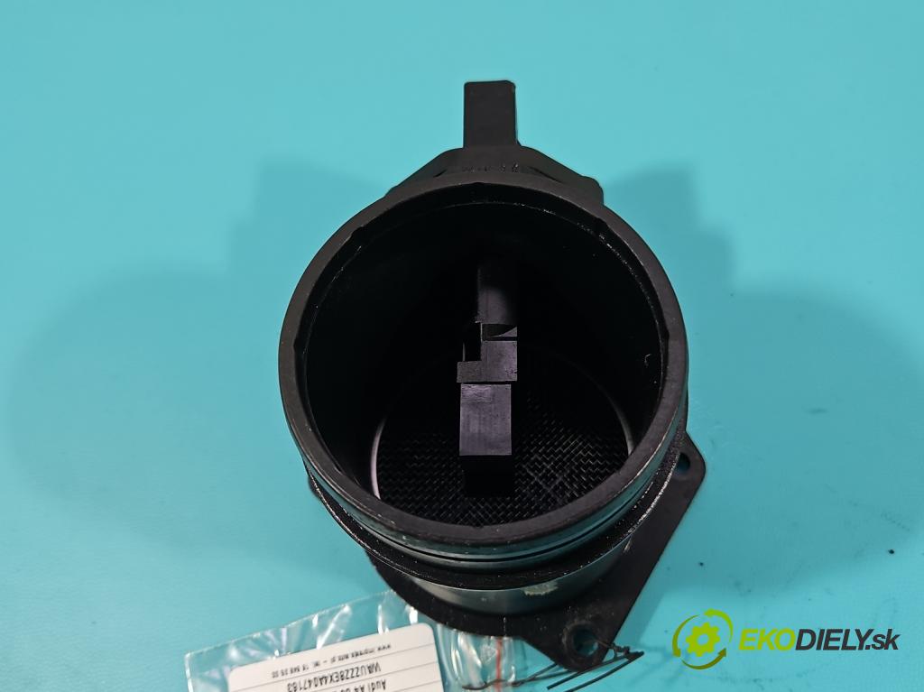 Audi A4 B6 2000-2004 2.0 20v 131 HP manual 96 kW 1984 cm3 4- průtokoměr: 0280218058 (Váha vzduchu)