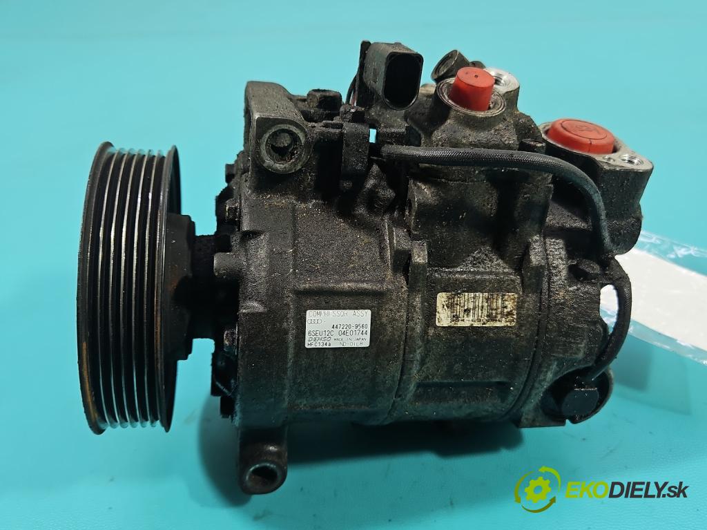 Audi A4 B6 2000-2004 2.0 20v 131 hp manual 96 kW 1984 cm3 4- Kompresor: klíma 447220-9560 (Kompresor klimatizace)