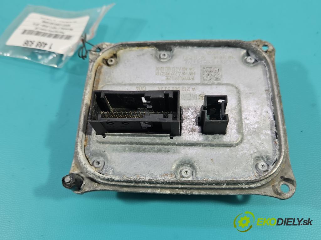 Mercedes E W212 2009-2016 2,2.0 cdi 136 HP automatic 100 kW 2143 cm3 5- střídač: xenon A2129005324 (Riadiaca jednotka xenónu)