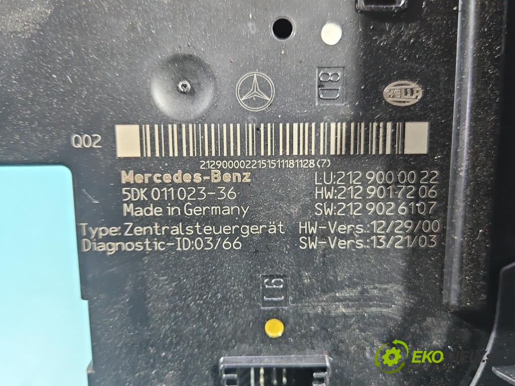 Mercedes E W212 2009-2016 2,2.0 cdi 136hp automatic 100 kW 2143 cm3 5- skříňka pojistková 5DK011023-36 (Pojistková skříňka)