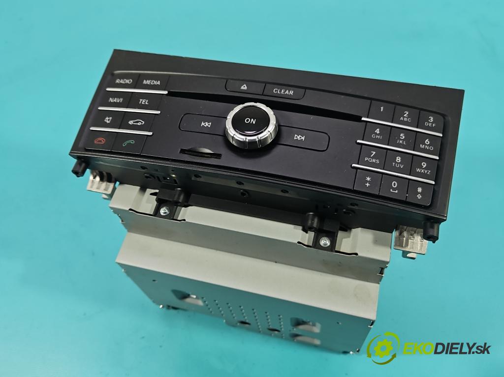 Mercedes E W212 2009-2016 2,2.0 cdi 136 HP automatic 100 kW 2143 cm3 5- Radio originál A2189003307