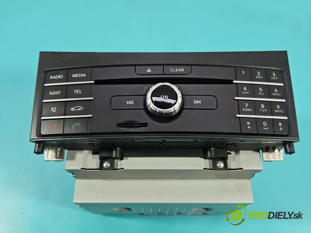 Mercedes E W212 2009-2016 2,2.0 cdi 136 HP automatic 100 kW 2143 cm3 5- Radio originál A2189003307