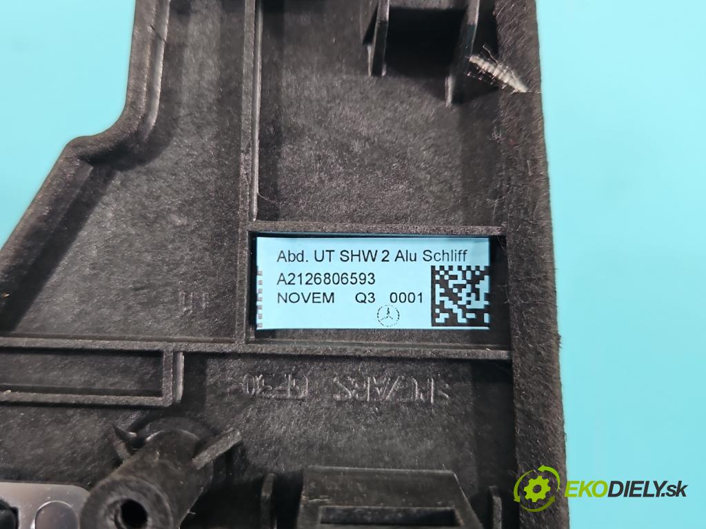 Mercedes E W212 2009-2016 2.2 cdi (651925) 136hp automatic 100 kW 2143 cm3 5- lišta ozdobná interiéry: