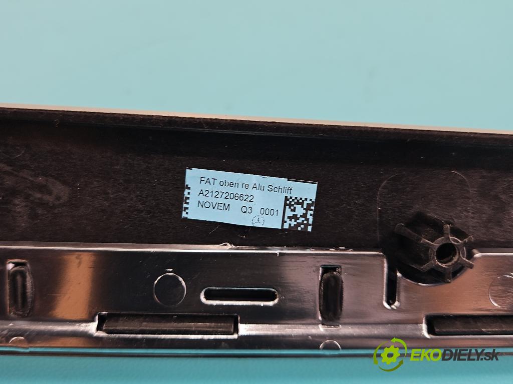 Mercedes E W212 2009-2016 2.2 cdi (651925) 136hp automatic 100 kW 2143 cm3 5- lišta ozdobná interiéry: