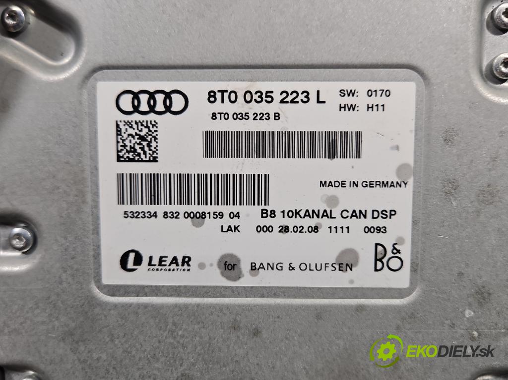 Audi A5 8T 2007-2016 3.0 tdi V6 239KM manual 176 kW 2967 cm3 2- Zesilovač: 8T0035223L (Zosilňovač)