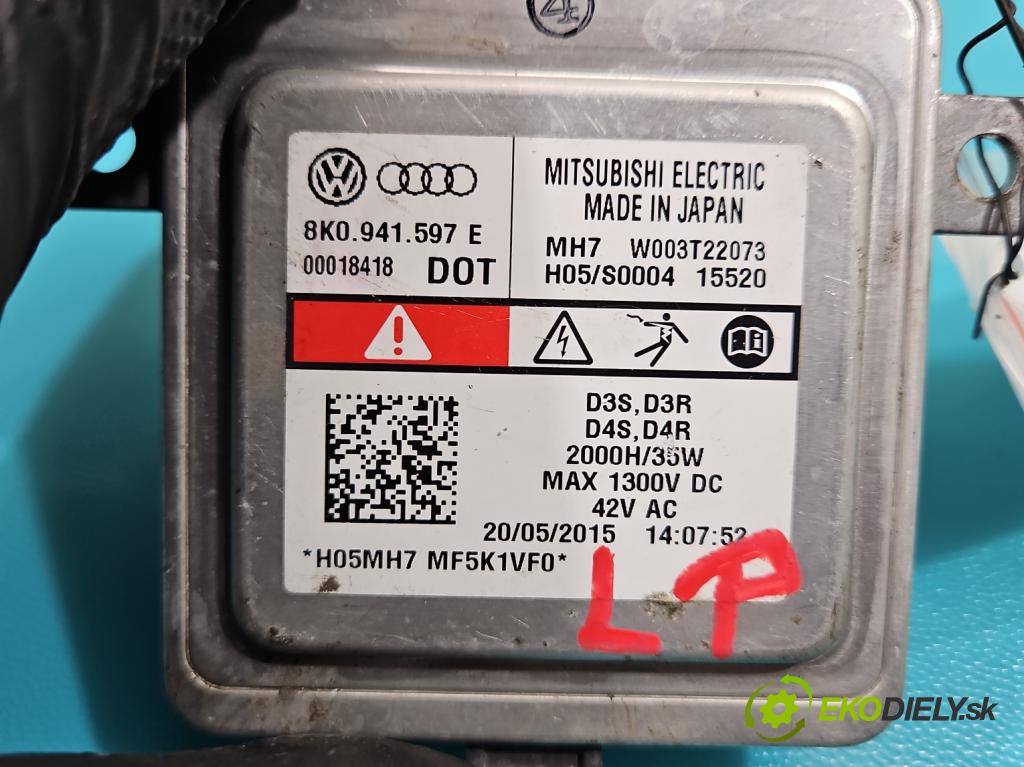 Audi A5 8T 2007-2016 3.0 tdi V6 239KM manual 176 kW 2967 cm3 2- střídač: xenon 8K0941597E (Riadiaca jednotka xenónu)