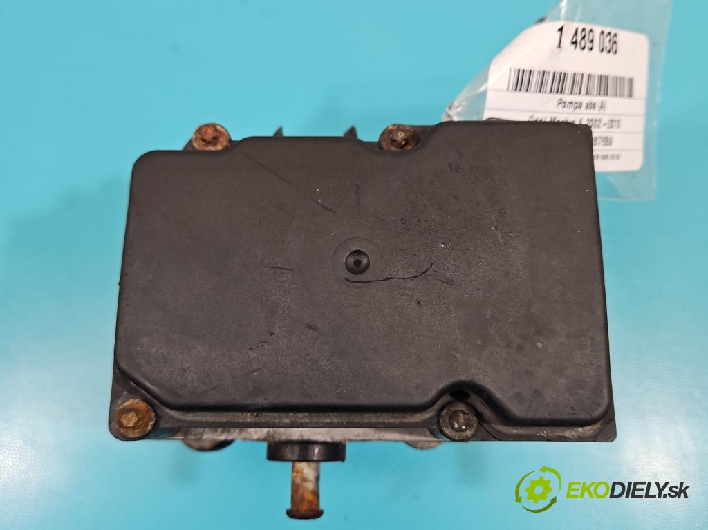 Opel Meriva A 2002-2010 1.7 cdti 101 hp manual 74 kW 1686 cm3 5- čerpadlo abs 0265231583 (Pumpa ABS)