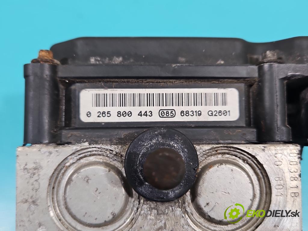 Opel Meriva A 2002-2010 1.7 cdti 101 hp manual 74 kW 1686 cm3 5- čerpadlo abs 0265231583 (Pumpa ABS)