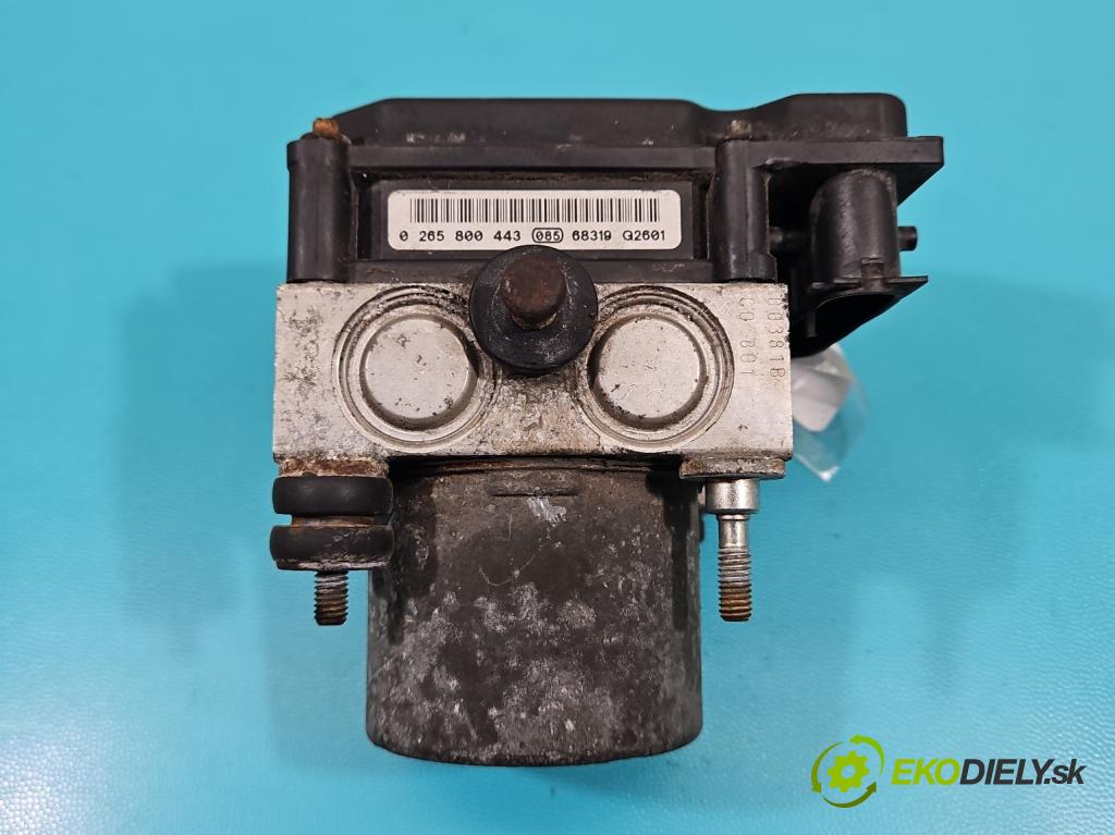 Opel Meriva A 2002-2010 1.7 cdti 101 hp manual 74 kW 1686 cm3 5- čerpadlo abs 0265231583 (Pumpa ABS)
