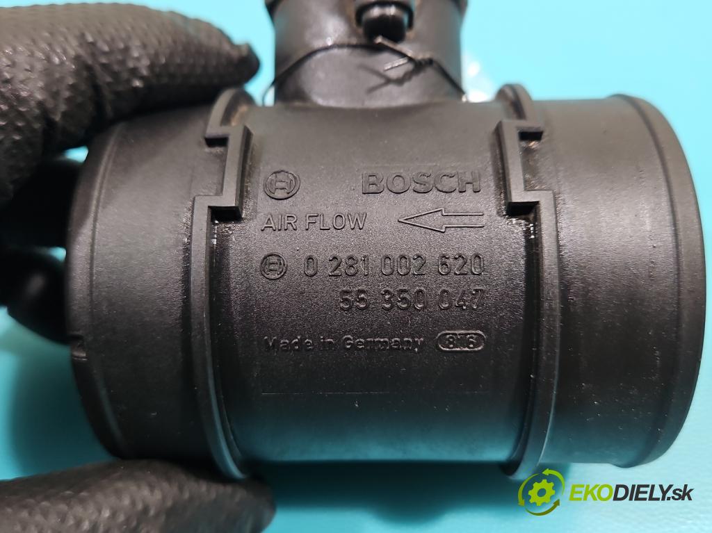 Opel Meriva A 2002-2010 1.7 cdti 101 HP manual 74 kW 1686 cm3 5- průtokoměr: 0281002620 (Váha vzduchu)