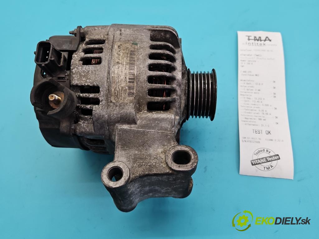 Ford Focus Mk2 2004-2011 1.6 16v 116 HP manual 85 kW 1596 cm3 5- Alternator 3N1110300AC (Alternátor)