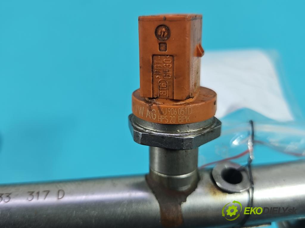 Audi Q5 2008-2016 2.0 tfsi: 220KM automatic 162 kW 1984 cm3 5- lišta vstrekovacia 06H133317D (Vstrekovacia lišta)