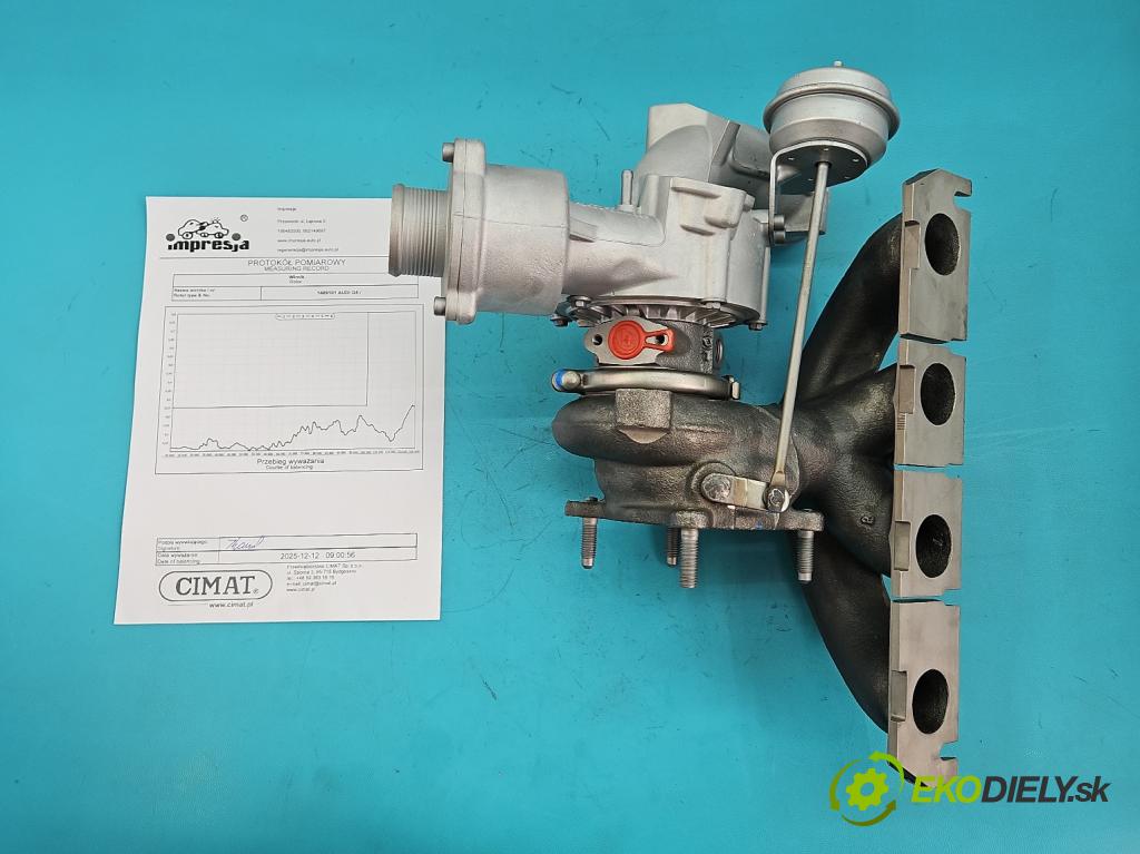 Audi Q5 2008-2016 2.0 tfsi: 220KM automatic 162 kW 1984 cm3 5- Turbodmychadlo repasováno 06H145702R