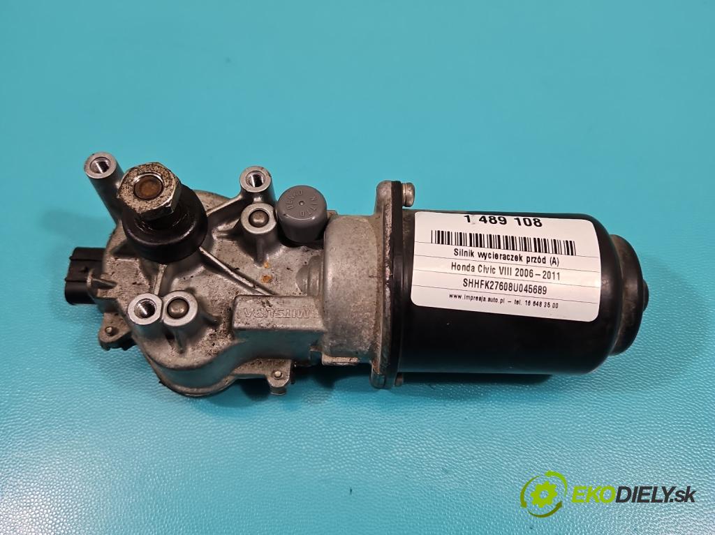 Honda Civic VIII 2006-2011 1.8 16V 140 hp manual 103 kW 1799 cm3 5- motor stěračů přední