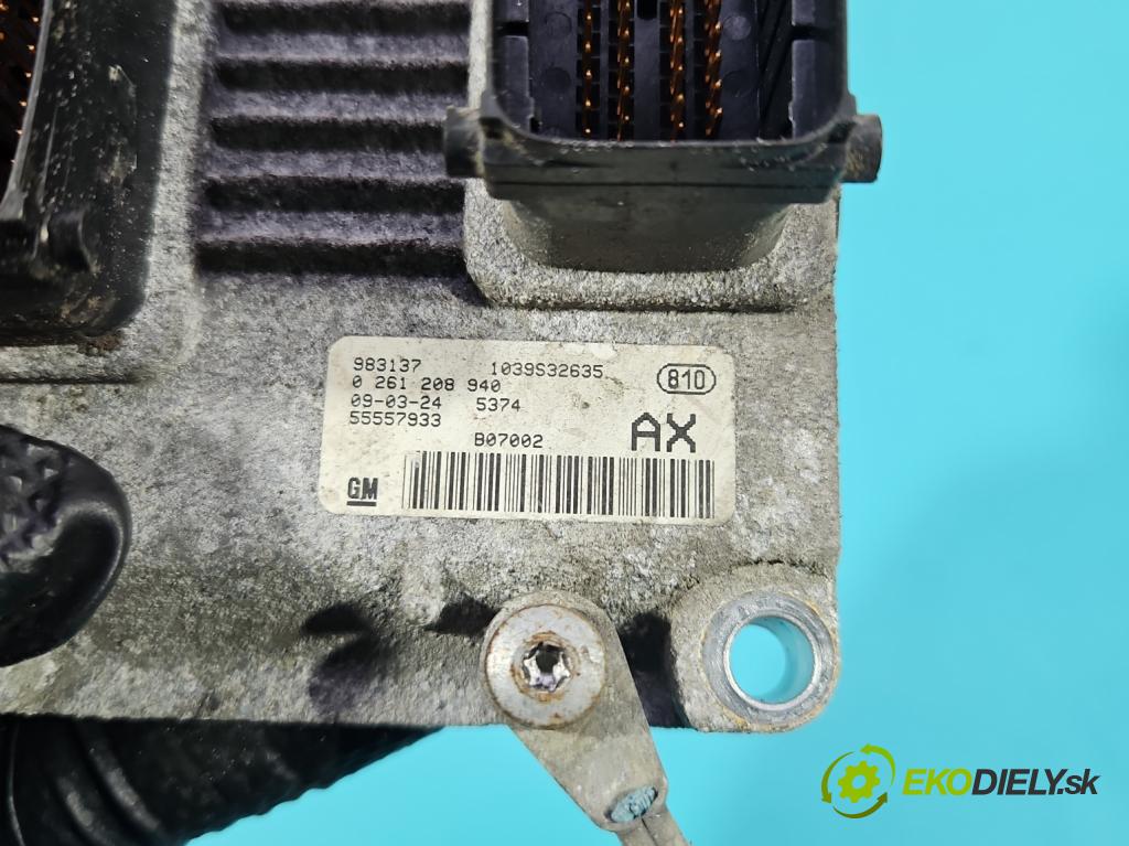 Opel Corsa D 2006-2014 1.2 16v 80 HP manual 59 kW 1229 cm3 5- riadiaca jednotka motora 0261208940