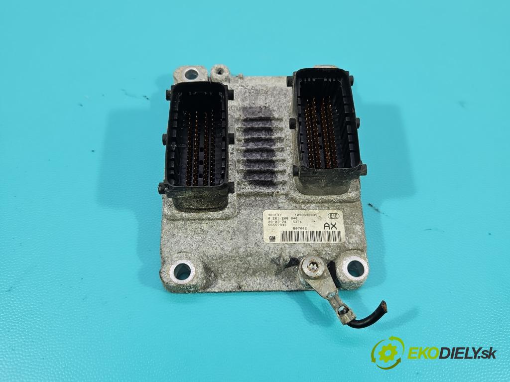 Opel Corsa D 2006-2014 1.2 16v 80 HP manual 59 kW 1229 cm3 5- riadiaca jednotka motora 0261208940