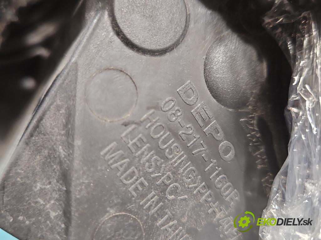 Honda Civic VIII 2006-2011 1.8 16V 140 HP manual 103 kW 1799 cm3 5- Reflektor: pravý 217-1160R (Svetlo predné pravé)