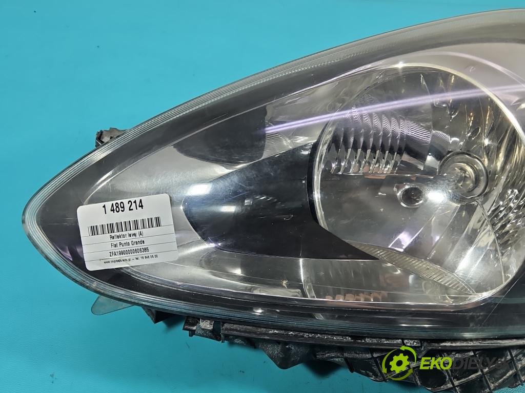 Fiat Punto Grande 1.4 8v 77 HP manual 57 kW 1368 cm3 5- Reflektor: ľavý  (Kľučka dverí ostatné)