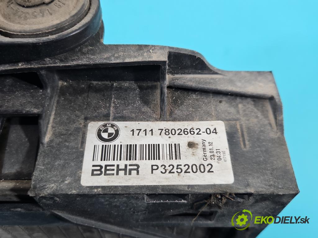 Bmw 5 F10 2010-2017 2.0 T 245KM automatic 180 kW 1997 cm3 4- chladič voda: 7802662 (Chladič vody)