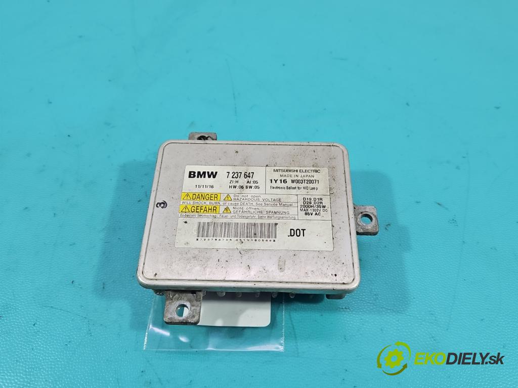 Bmw 5 F10 2010-2017 2.0 T 245KM automatic 180 kW 1997 cm3 4- střídač: xenon 7237647 (Riadiaca jednotka xenónu)