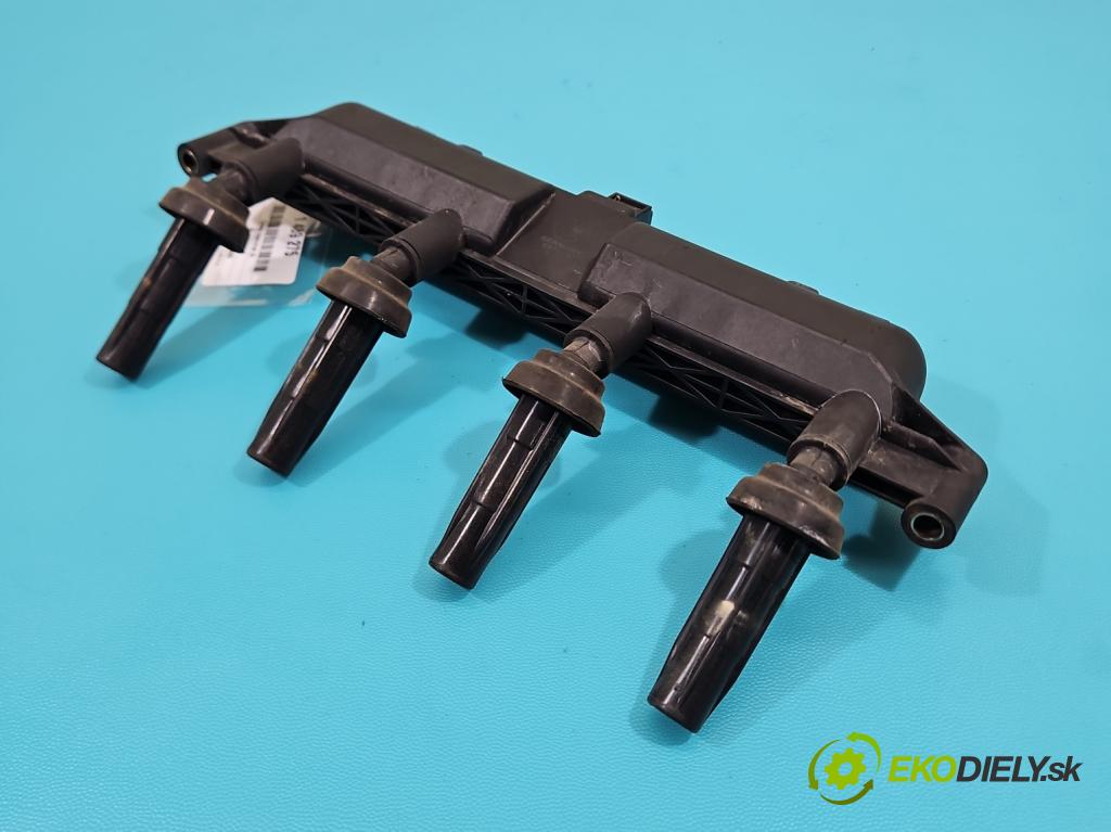 Peugeot 206 1.4 8v 75 HP manual 55 kW 1360 cm3 3- cievka zapaľovacia  (Zapaľovacia cievka)